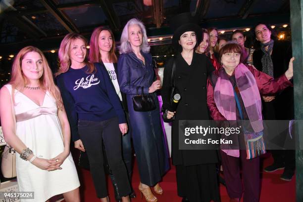 Jessica nelson, Carole Chretiennot, Sandrine Quetier, Tatiana de Rosnay, Amelie Nothomb, director Agnes Varda, Emmanuelle De Boysson, Adelaide de...