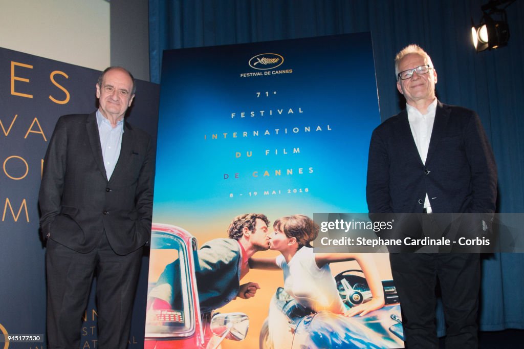 71th Cannes Film Festival Official Selection Presentation At UGC Normandie In Paris