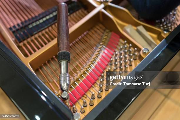 adjustment and tuning of piano - torque wrench stock pictures, royalty-free photos & images
