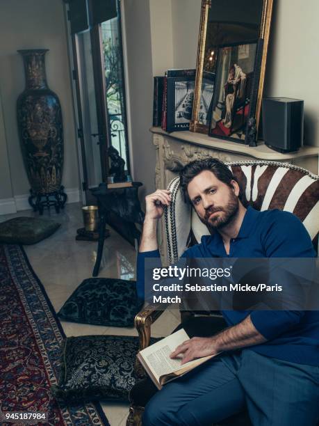 Actor Edgar Ramirez is photographed for Paris Match on March 2, 2018 in Los Angeles, California.