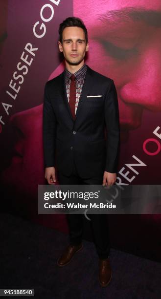 Cory Michael Smith attends the Broadway Opening Night Performance for "Children of a Lesser God" at Studio 54 Theatre on April 11, 2018 in New York...