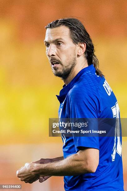 Dejan Damjanovic of Suwon Samsung Bluewings reacts during the AFC Champions League 2018 Group H match between Suwon Samsung Bluewings vs Sydney FC at...