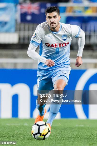 Paulo Retre of Sydney FC in action during the AFC Champions League 2018 Group H match between Suwon Samsung Bluewings vs Sydney FC at Suwon World Cup...