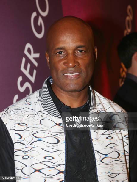 Kenny Leon poses at the opening night of the play "Children of a Lesser God" on Broadway at Studio 54 on April 11, 2018 in New York City.