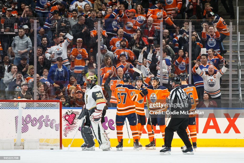 Vegas Golden Knights v Edmonton Oilers