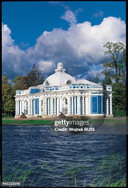 "GROTTE" DU PALAIS CATHERINE, TSARKOIE SELO, POUCHKINE, RUSSIE.