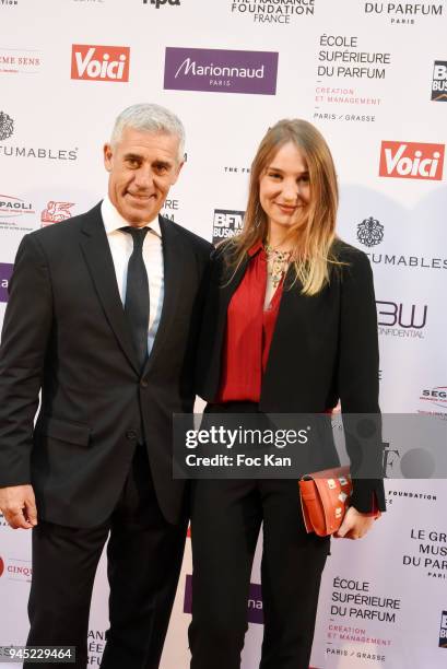 Fragrance Foundation France President Philippe UghettoÊand Deborah Francois attend the "Fifi Awards" 26th Edition by Fragrance Foudation France At...