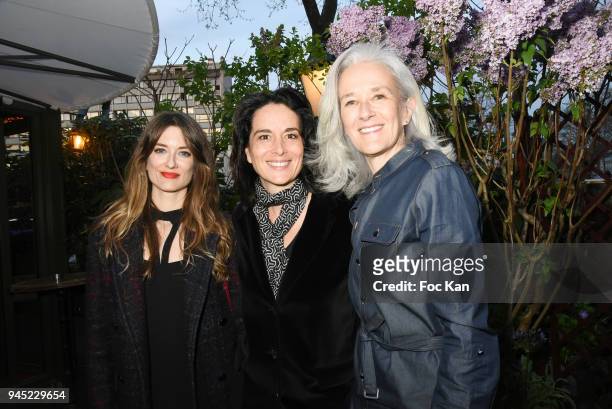 Writers:Jury members Diane Ducret, Stephanie Janicot and Tatiana de Rosnay attend the "La Closerie Des Lilas" Literary Awards 2018 At La Closerie Des...