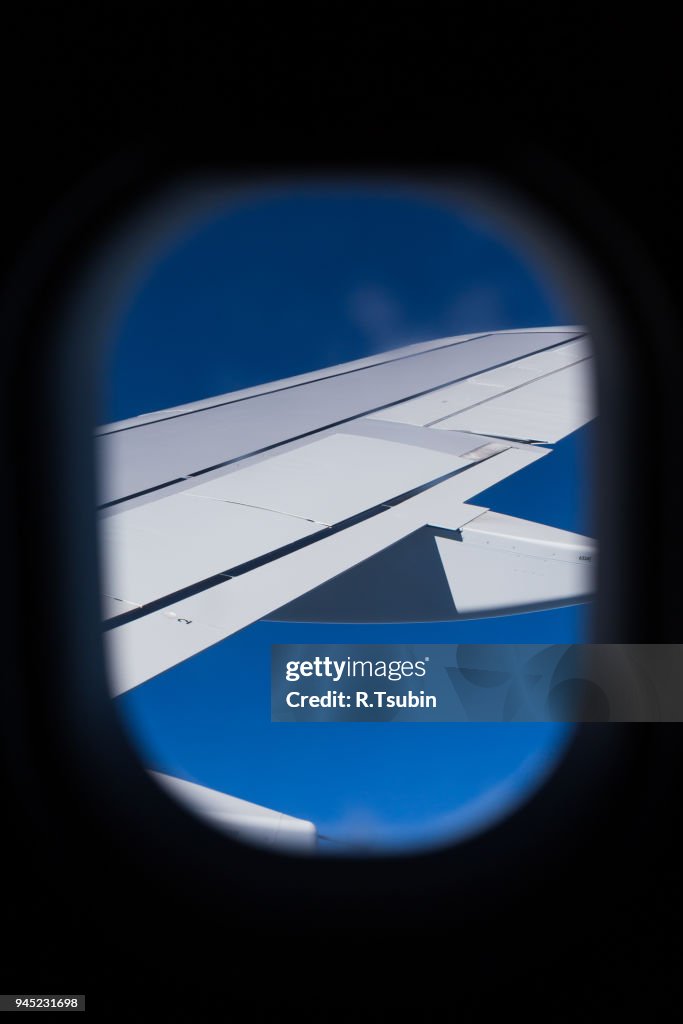 Looking Out of an Airplane Window