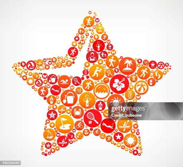 star summer vacation fun - yellow pool floatie stock illustrations