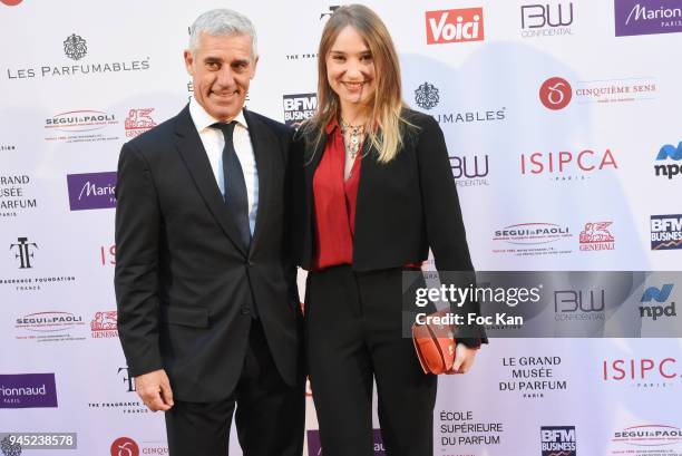 Fragrance Foundation France President Philippe UghettoÊand Deborah Francois attend the "Fifi Awards" 26th Edition by Fragrance Foudation France At...