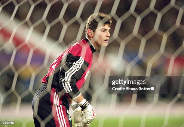 Iker Casillas of Real Madrid in action during the Toyota Intercontinental Cup against Boca Juniors in the National Stadiu,Tokyo,Japan. Boca Juniors...