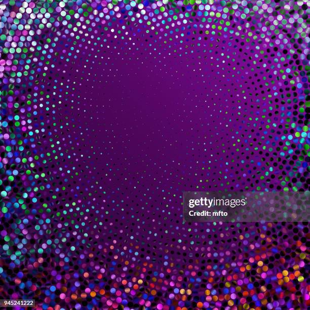 purple halftone glitter dots background - purple glitter stock illustrations