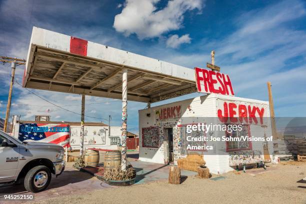 Beef Jerky for sale roadside Route 395, California.