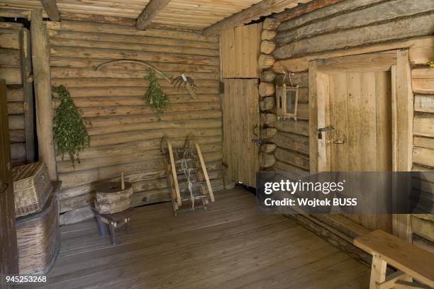 MUSEE DE LA'ARCHITECTURE EN BOIS, KOSTROMA, RUSSIE.