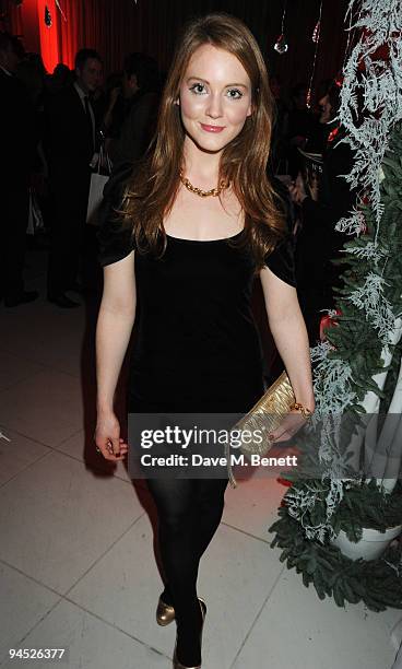 Olivia Hallinan attends the VIP reception to launch the English National Ballet Christmas season ahead of the performance of 'The Nutcracker', at the...