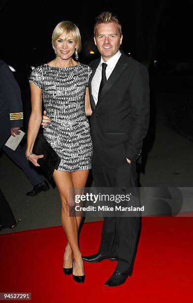 Jenni Falconer and James Midgley attend the Night of Heroes ceremony to honour British troops at Imperial War Museum on December 15, 2009 in London,...