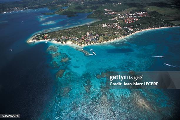 West indies martinique aerial view marin bay landscape antilles martinique vue aerienne baie du marin paysage.