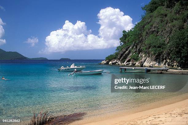 West indies guadeloupe les saintes terre de haut beach of pain de sucre landscape antilles guadeloupe les saintes terre de haut plage de pain de...