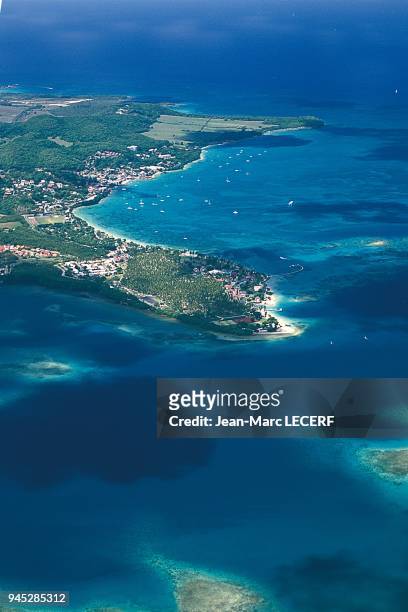 West indies martinique aerial view marin bay landscape antilles martinique vue aerienne baie du marin paysage.