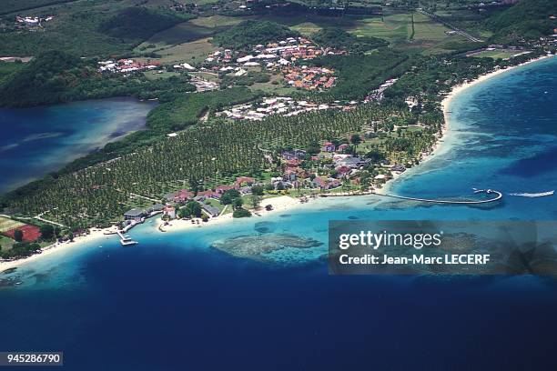 West indies martinique aerial view marin bay landscape antilles martinique vue aerienne baie du marin paysage.