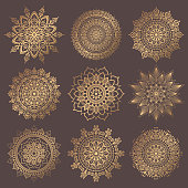 Mandala Vector Design Elements Collection