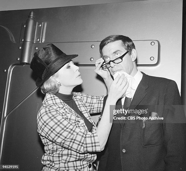 Impossible featuring from left Barbara Bain as Cinnamon Carter and Martin Landau as Rollin Hand for episode �The Vault.�, January 14, 1969.