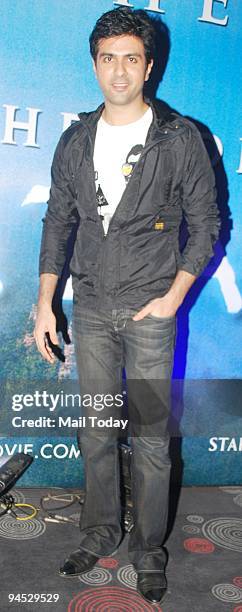 Actor Harman Baweja at the Indian premiere of the film 'Avatar' in Mumbai on Tuesday, December 15, 2009.