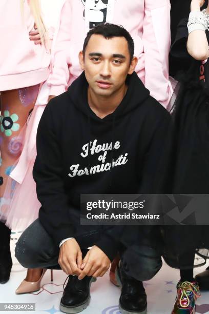 Founder of Nicopanda Nicola Formichetti attends the MAC Nicopanda Macy's Herald Square Launch Premiere at Macy's Herald Square on April 11, 2018 in...