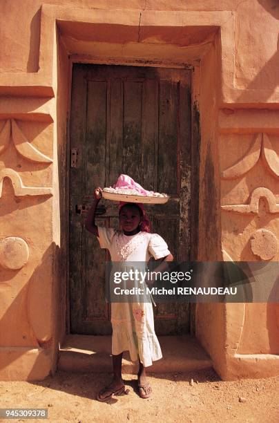 Au Niger en particulier ? Zinder et ? Agadez l'architecture Haoussa est tr?s riche et tr?s d?corative souvent des sculptures en bas relief sont fait...