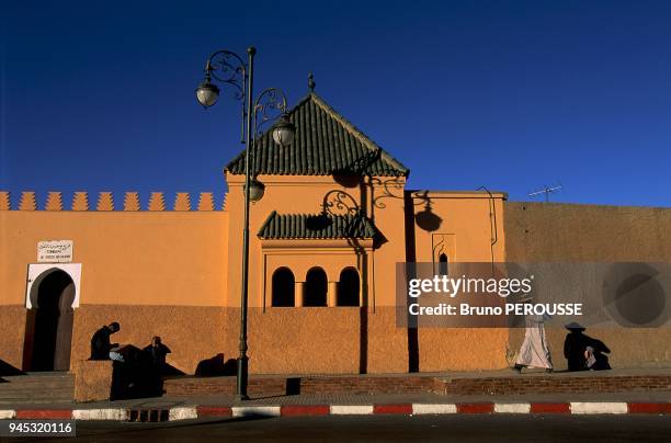 YOUSSEF BEN TACHFINE MAUSOLEUM, MARRAKECH, MOROCCO.