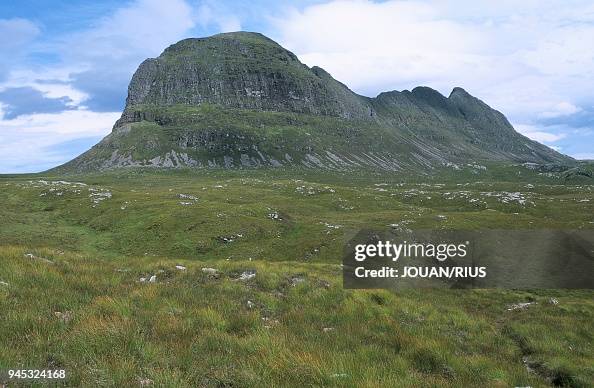 MONT SUILVEN, INVERPOLLY RESERVE, ROSS AND CROMARTY, HIGHLANDS, ECOSSE MONT SUILVEN, INVERPOLLY RESERVE, ROSS AND CROMARTY, HIGHLANDS, ECOSSE
