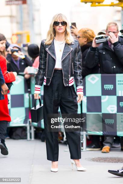 January Jones is seen in NoHo on April 12, 2018 in New York City.