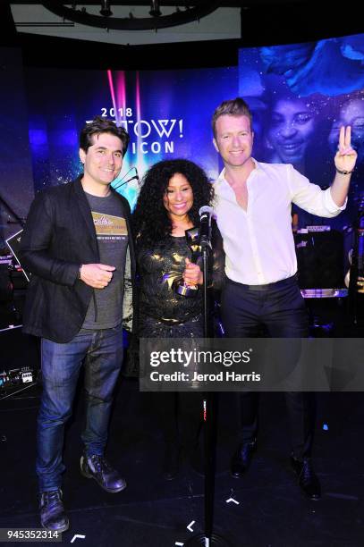 Co-founder Jim Sullos, Chaka Khan and PTTOW! co-founder and CEO Roman Tsunder attend 2018 PTTOW! Summit: Metamorphosis on April 11, 2018 in Ojai,...