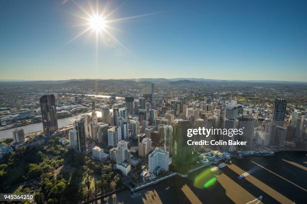 brisbane any day - brisbane cityscape stock pictures, royalty-free photos & images