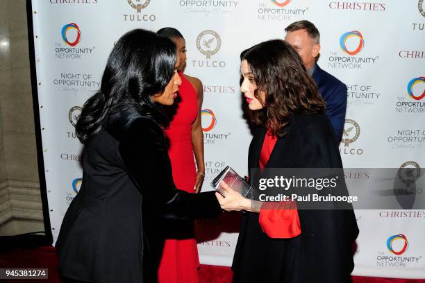 Michelle Ebanks, Gabrielle Union, Daniel Craig and Rachel Weisz attend The Opportunity Network's 11th Annual Night of Opportunity Gala at Cipriani...