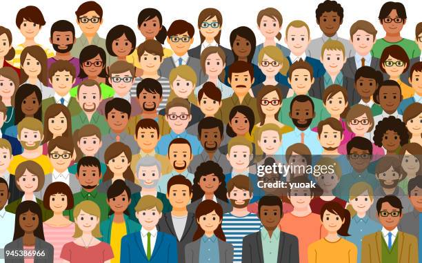 group of people - human resources office stock illustrations