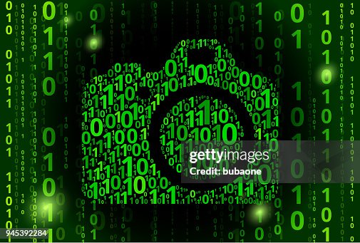 DSLR Camera Binary Code Vector Pattern Background DSLR Camera Binary Code Vector Pattern Background