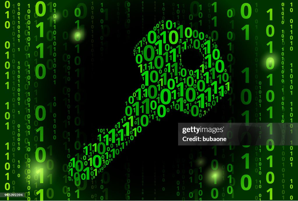 Image For Key Coding House Keys Binary Code Vector Pattern Background High-Res Vector ...