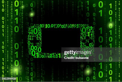 Game Console Binary Code Vector Pattern Background Game Console Binary Code Vector Pattern Background