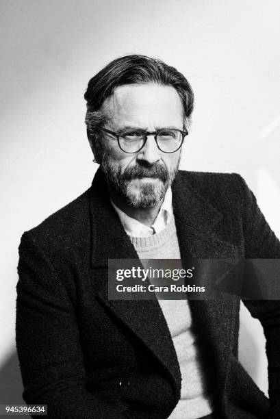 Actor Marc Maron is photographed for Interview Magazine on July 16, 2015 in Los Angeles, California.