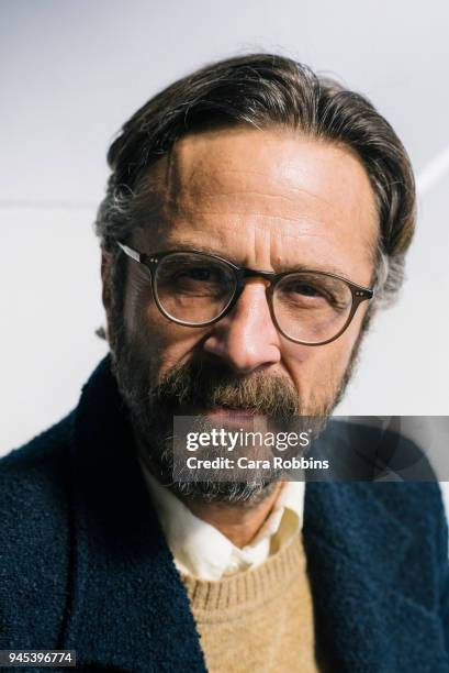 Actor Marc Maron is photographed for Interview Magazine on July 16, 2015 in Los Angeles, California.