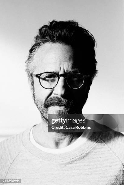 Actor Marc Maron is photographed for Interview Magazine on July 16, 2015 in Los Angeles, California.