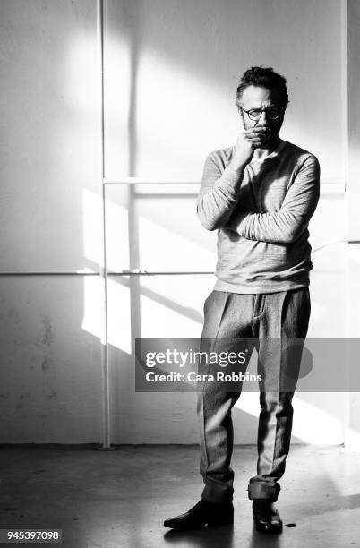 Actor Marc Maron is photographed for Interview Magazine on July 16, 2015 in Los Angeles, California. PUBLISHED IMAGE.