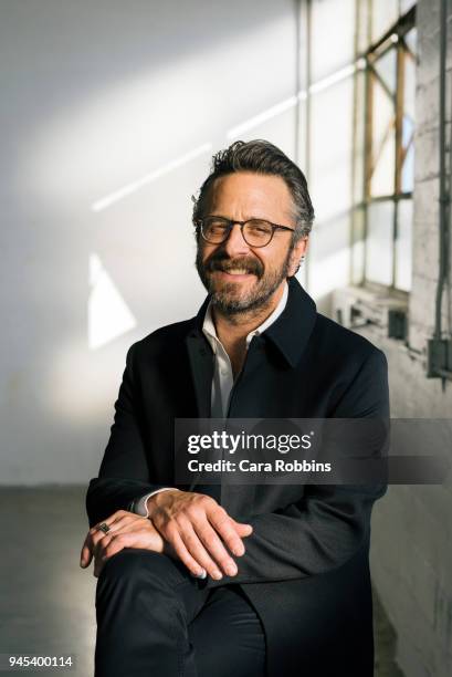 Actor Marc Maron is photographed for Interview Magazine on July 16, 2015 in Los Angeles, California.