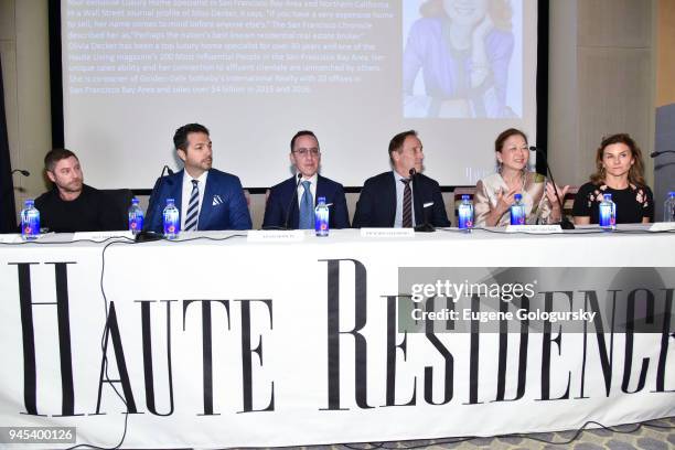 Aaron Kirman, Jeff Miller, Adam Modlin, and Richard Steinberg attend the Haute Residence 2018 Luxury Real Estate Summit at CORE: Club on April 12,...
