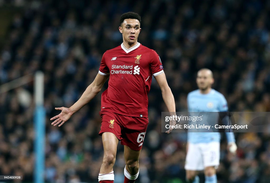 Manchester City v Liverpool - UEFA Champions League Quarter Final Second Leg