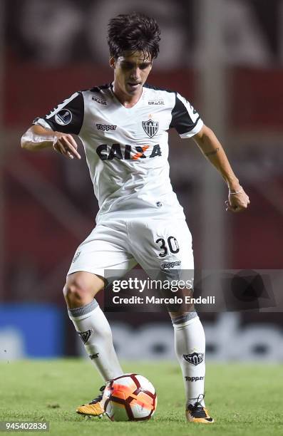 Gustavo Blanco of Atletico Mineiro kicks the ball during a match between San Lorenzo and Atletico Mineiro as part of Copa CONMEBOL Sudamericana 2018...