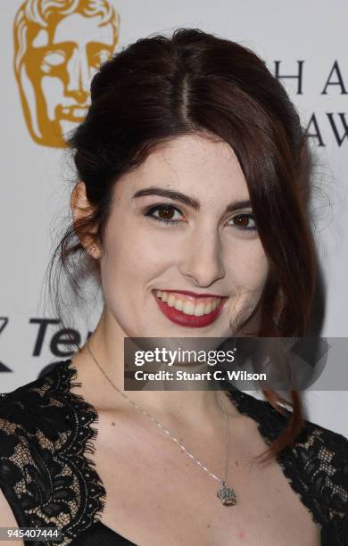 Valerie Rose Lohman attends the British Academy Game Awards held at the Troxy on April 12, 2018 in London, England.