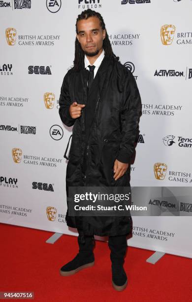 Akala attends the British Academy Game Awards held at the Troxy on April 12, 2018 in London, England.